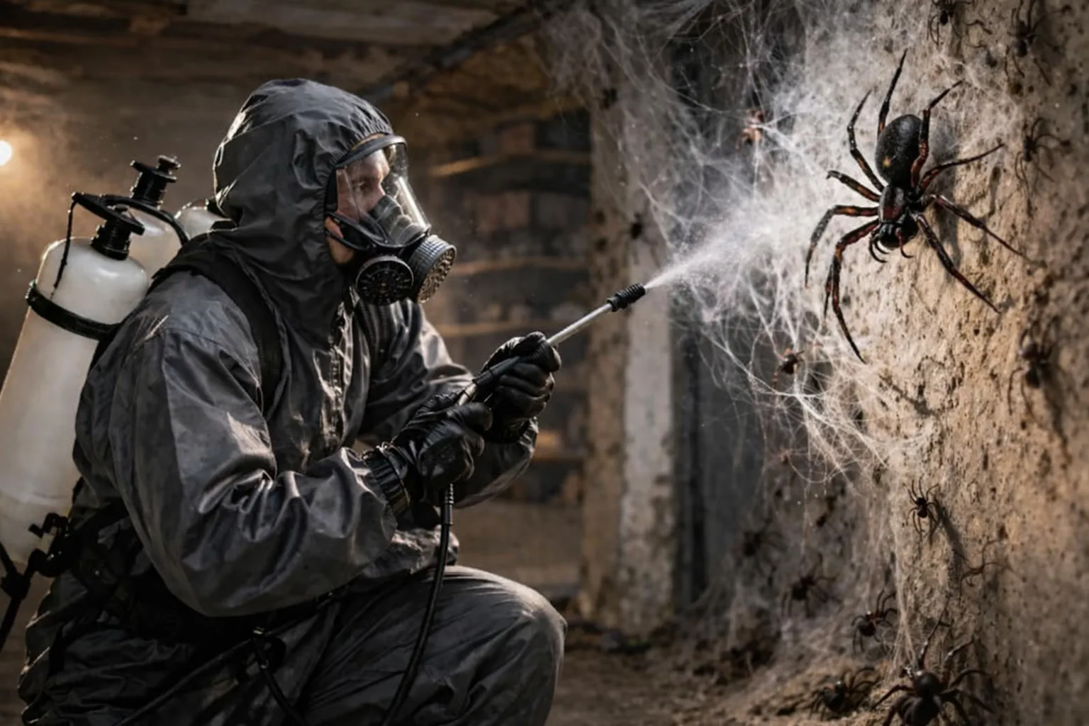 Уничтожение пауков по доступной цене